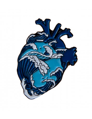 Pin's Coeur bleu