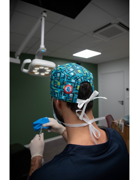 Calot classique PacMan vert