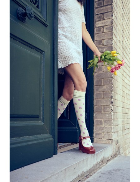 Chaussettes de contention Le temps des fleurs