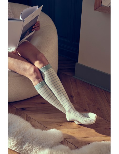 Chaussettes de contention Les rayées